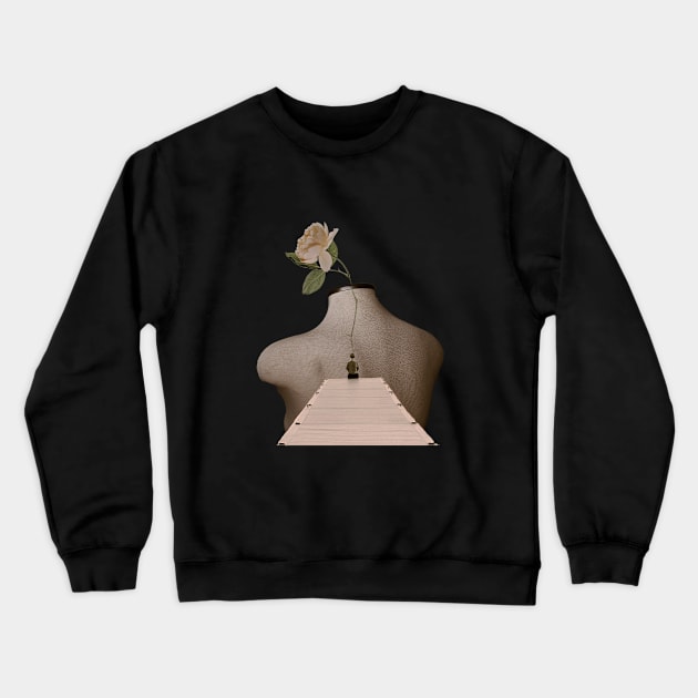 Introspective Crewneck Sweatshirt by camibf